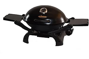 Activa Crosby Table Barbecue à gaz, Noir, 94 x 41 x 45,5 cm