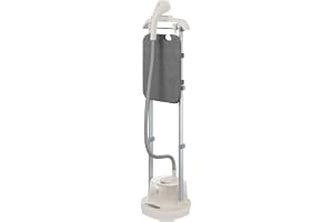 Electrolux Garment Steamer 2000W with Built-in Ironing Board, 2.5L Removable Water Tank, 43g/min Continuous Steam, 6 Steam Levels, Ideal for Abaya & Delicates – E7GS174OW
