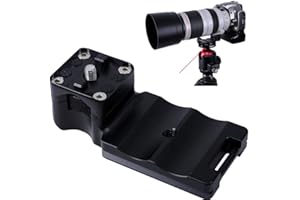 iShoot Lens Collar Foot Tripod Mount Ring Base Replacement Stand for Canon EF 100-400mm f/4.5-5.6L IS II USM, Bottom is Quick Release Plate Compatible with Arca-Swiss Fit Tripod Ball Head Clamp
