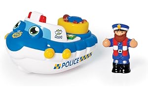 WOW Toys Police Boat Perry,Blue