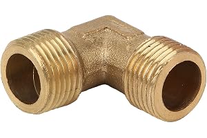 Rörskarv med Rät Vinkel 3/8 X 3/8 Mässing 90 Graders Snabbkoppling Av Armbågskoppling med G3/8-gänga för Luftkompressor