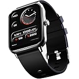 Fire-Boltt Ninja Call Pro Plus Bluetooth Calling Smart Watch, 1.83″ HD Display, AI Voice Assistant, 120+ Sports Modes, IP67 Waterproof, SpO2 & Heart Rate Monitor Smartwatch for Men & Women - Black: 