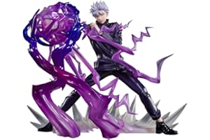 JIUMAOCLEU Figura de Gojo Satoru de 18 cm, Figura de Anime, Figura de Anime, Escultura de Arcilla, Hombre, Hecha a Mano, decoración de Escritorio, Regalos de cumpleaños de Navidad