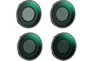 K&F Concept ND8 ND16 ND32 ND64 for DJI Osmo Action 4/5 pro, 4-Pack ND Filters Multi-Coated Neutral Density Action 4 Accessories