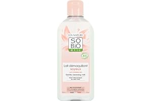 So'Bio étic - Lait démaquillant soyeux - Mon Lait d'Ânesse - Tous types de peaux - Certifié Cosmebio - Flacon de 200 ml - Lot de 2