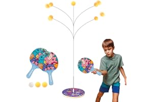 Surplex Zestaw trenerów do tenisa stołowego, wysokość, elastyczny, miękki trzonek, sprzęt treningowy do pingponga