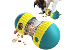 Mittokonnel Jouet Intelligent pour Chien,Balle Interactive et Alimentation Lente,Favorise la Digestion et Le Plaisir,Idéal pour Les Chiens de Petite et Moyenne Taille,Intérieur et extérieur (Vert)