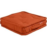 XPERMATE Bisk&uuml;vi Minder Petek &Ouml;n&uuml; Palet &Uuml;st&uuml; Minderi Fransız Minder Bank ve Bah&ccedil;e Minderi 55x55x14 cm (Kremit)