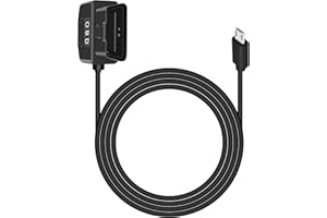 RIIEYOCA Kabel zasilający OBD do kamery na desce rozdzielczej, adapter przewodowy micro USB na OBD-II ze złączem przycisku przełącznika tryb monitora/tryb ACC (11,5 stóp/3,5 m)