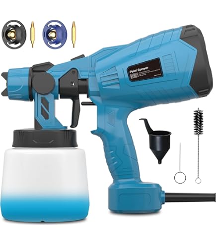 Pistolet Peinture Sans Fil 20V 4000mAh - Électrique EP102 - Batterie Lithium-ion Incluse