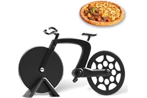 HABNI Coupe-Pizza pour Bicyclette, Coupe-Pizza antiadhésif en Acier Inoxydable pour la Cuisine, Le Restaurant, la fête, etc.