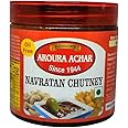 LUCKNOW'S AROURA ACHAR SINCE 1944 Navratan Chutney | Combination of Dry Dates, Cashew, Raisins, Other Spices (500 Grams)