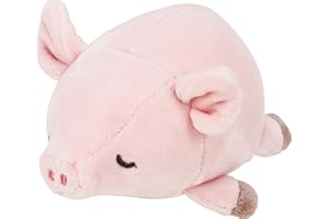 LIV HEART Trousselier - Peluche NEMU NEMU - Pinkie el Cerdo Rosa - Cojín de Peluche - Ultra Suave - Tamaño S - 11 cm (J15 23)