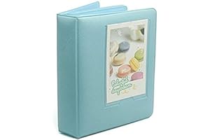 HOMEYUSER Photo Album 3 Inch Mini Photo Album card holder for 3 inch films