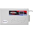 Microtek EM4150+ Automatic Voltage Stabilizer for AC up to 1.5 ton (150V-280V), Metallic Grey – Digital Display, Wall Mounted