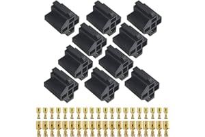 WMYCONGCONG Lot de 10 Connecteur de relais 5 broches, prise 12 V, 30 A/40 A, bornes de relais 6,3 mm pour camion, boîtier de support de relais pour voiture et camion