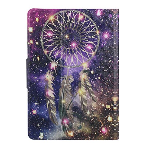 Handyhülle Kindle Paperwhite, Hülle für Kindle Paperwhite 2 Tablet Flip Case Cover, Kindle Paperwhite 3 Handytasche, Moon mood® Fall Etui Tasche für Amazon Kindle Paperwhite 1/2/3 (2012/2013/2014/2015 Version) 6.0 Zoll PU Leder Harte PC-innere Schlag-Standplatz Funktion mit 2 Karten Schlitz Kasten Schützender Abdeckungs Fall für Kindle Paperwhite (nicht mit Automatischen Schlaf / Wake Funktion) - 3