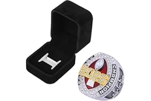 guancrown 2026 Fantasy Football Championship Ring with BoxAward Prize Trophy Sports Winner MVP FFL Ring
