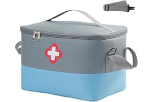 Fonyiunce Botiquín de Primeros Auxilios, Kit Portátil, Impermeable Gran Capacidad Botiquín Médico Vacío, para Hogar, Oficina, Viajes