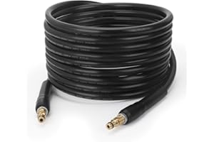 STYDDI 10M High Pressure Washer Replacement Hose for Karcher K Series Domestic Pressure Washers K2, K3, K4, K5, K6, K7, Click Plug Quick Connector, Pressure Washer Accessories