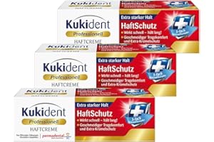 Kukident Crema adhesiva para terceros, 3 unidades (3 x 40 g)