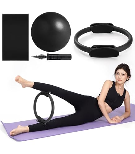 STOTT PILATES Fitness Circle Lite, Black, 14-Inch : Amazon.co.uk