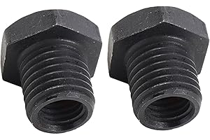 EXTRWORY 2 x Wood Lathe Headstock Spindle Chuck Adapter M18 x 2.5 to 1-8TPI Tool Suitable for Quick Turning of Metal or Wood