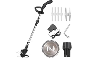 Ailgely Taglio bordo senza fili 12 V, decespugliatore elettrico