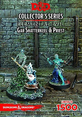 Gale Force Nine GF971041 Temple of Elemental Evil Gar Shatterkeel and Priest 2 Figures Toy