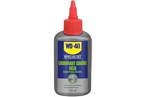 WD-40 SPECIALIST • Lubrifiant Chaîne Vélo Conditions Sèches • Burette • Réduit les points de friction • Formule au PTFE • Lubrification durable • 100 ML