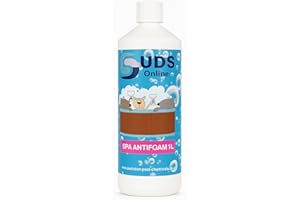 SUDS-ONLINE 1 LITRE No Foam Away Anti Foamer Fix Foaming Chemicals Hot Tub Spa Hot tub Spas - High Concentrate
