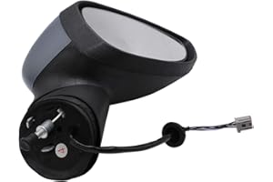 TAKPART Specchietto retrovisore elettrico per portiera destra, compatibile con Fiesta MK7 2008-2012 (non verniciato)