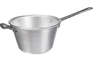 BALDASSARE AGNELLI Pentole Agnelli, ALMA16520, Paiolo per Polenta, Acciaio Inox, Argento