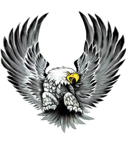 Autocollant De Voiture D'aigle, Autocollants D'aigle Déchirés Par Pour Voiture Autocollant De Voiture 3D Décalcomanies Universelles De Vinyle Autocollant De Corps De Fenêtre De Voiture 15 * 15cm