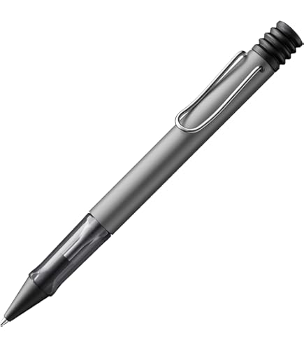 LAMY Logo M balpen 204, balpen van onbreekbaar kunststof in de kleur Lagoon turquoise met geïntegreerde clip-drukknop-eenheid, met grote vulling, lijnbreedte M, 1 stuk (1 stuk