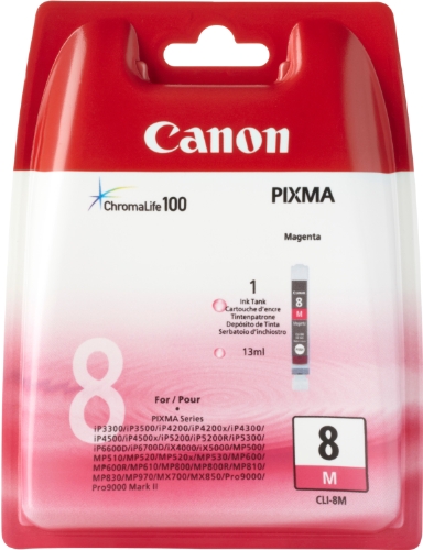 Canon CLI-8 M Tintenpatrone 13ml, magenta
