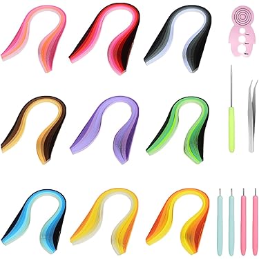 Set 30 Penne Per Quilling E Papercraft - Strumenti Con Ago Per Creare Decorazioni In Carta Fai Da Te - Foto 8