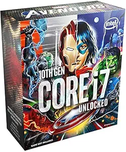 Intel Core i7-10700K Desktop Processor Featuring Marvel's Avengers Collector's Edition Packaging 8 Cores up to 5.1 GHz Unlocked LGA1200 (Intel 400 Series chipset) 125W