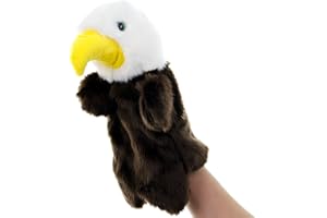 LOMTRATS Hund, Kaninchen, Elefant, Taube, Drache, Ziege, Koala, Panda, Bär, Schaf, Kuh, Handpuppen, Plüschtiere, Spielzeug für fantasievolles Rollenspiel, Geschichtenerzählen, Geschenke für Kinder