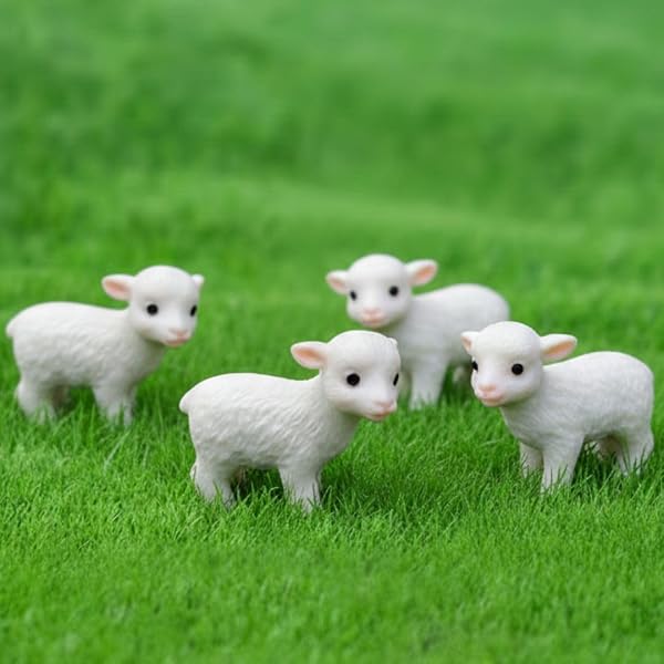 【新品】 Little Sheep Wonderland Small Sheep Outdoor Statue (Set of 2) : Amazon.in