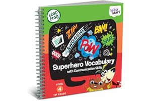 Leapfrog Libro de Actividades LeapStart Año 1 de Vocabulario y Habilidades de Comunicación de Superhéroes 21611