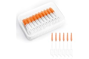 REZOLITE Dual-Use Interdental Brushes, Silicone Tooth Floss Picks Dental Picks Interdental Brush Toothpick Dental Brushes Teeth Brush Picks for Braces Oral Cleaning (240)