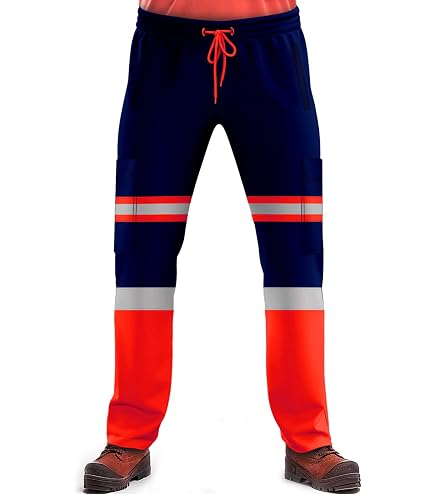 Portwest Pantalon Jogging Haute Visibilité Orange XL - RT48ORRXL - Confort Et Sécurité Au Travail