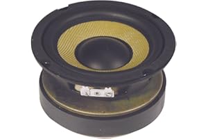 QTX Skytronic Kevlar13C - Subwoofer componente de 200W, amarillo