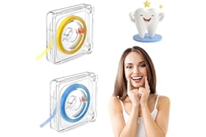 CJQRL 2 Piezas Caja De Tiras De Pulido Dental, 6 Metros Pulidor De Dientes De Doble Cara, Papel De Lija Dental, lima dental para dientes, herramienta de cuidado bucal para limpieza profunda(30μ μ)