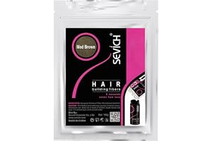 Sevich hårfibrer - håråteruppbyggande fibrer original påfyllning, natur keratinfibrer för tunt hår, 100g mellan