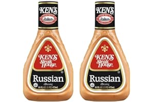 KEN'S STEAK HOUSE Ken's Steakhouse Russian Salad Dressing (Pack of 2) 16 oz Bottles by N/A