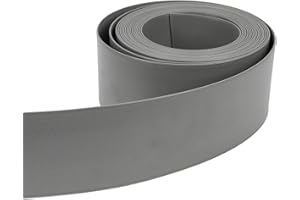 Einfeben Rasenkante Kunststoff Mähkante Sehr Gut zu Verarbeiten, Min. 30 Jahre Lebensdauer, 10 m, Grau Beeteinfassung aus 100% recyceltem Plastik