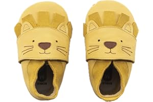 Bobux Soft Soles - Baby Slofjes Leer - Leo Maple