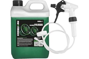 Carshark Non-Acidic Wheel Cleaner, 2.5L, Long Hose Trigger